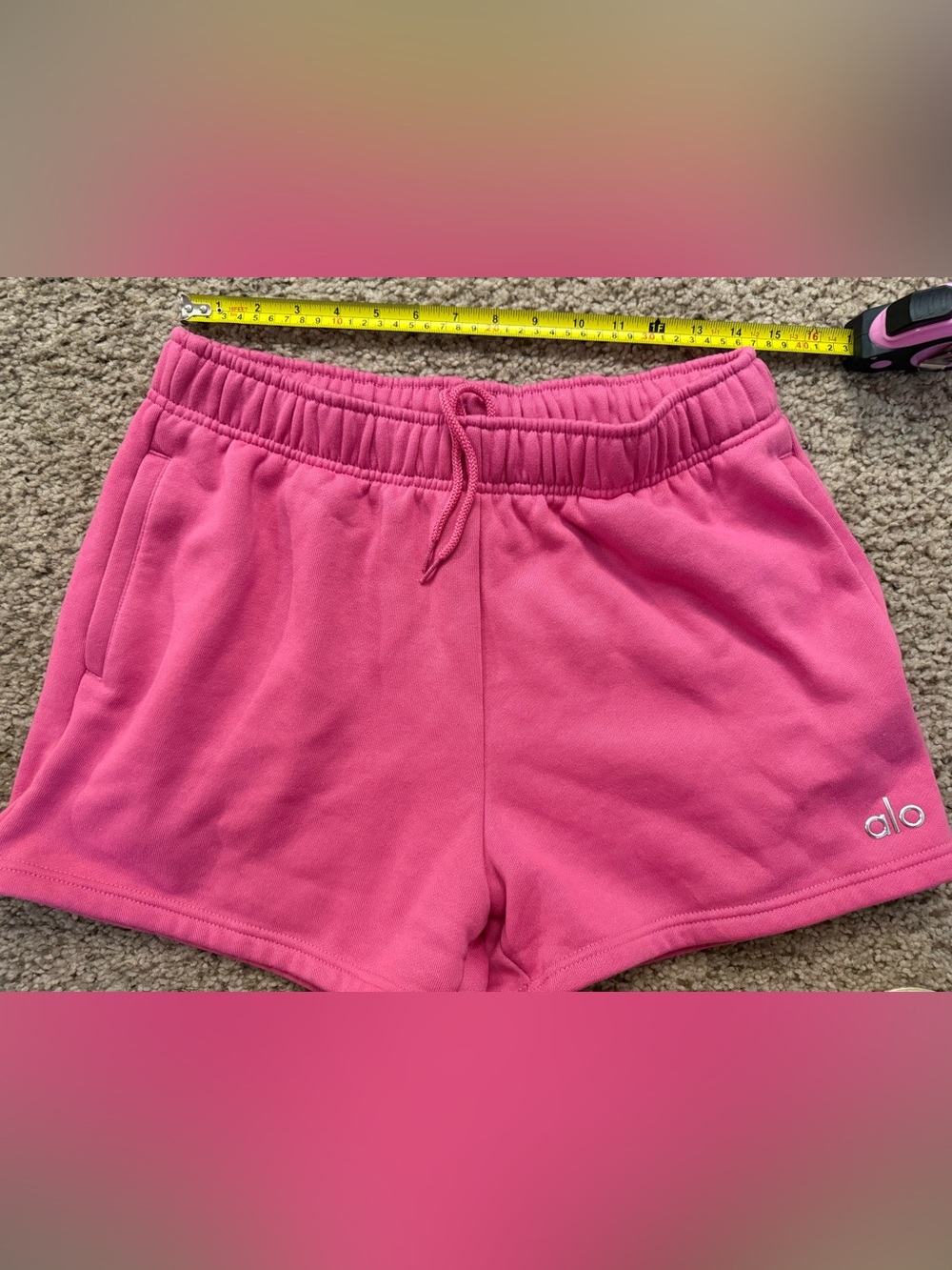Alo Paradise Pink Sweatshirt & Short Set - Picture 7 of 10